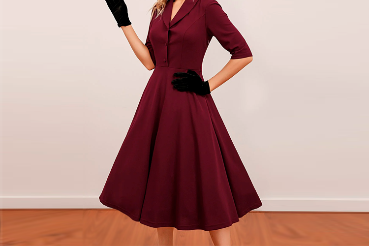 Vestido de invitada de boda de otoño