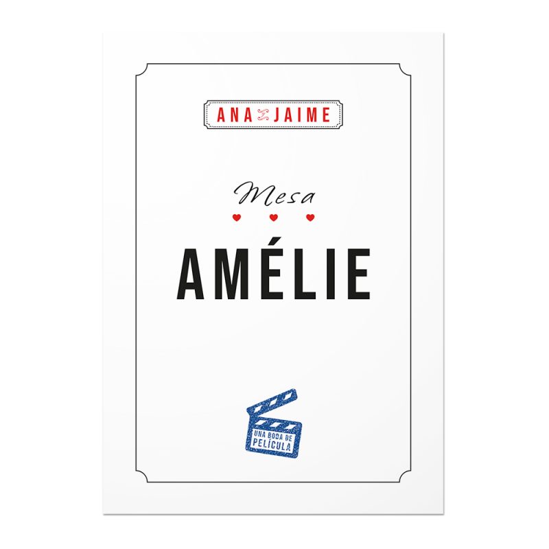 Cinéfilo - Meseros para imprimir