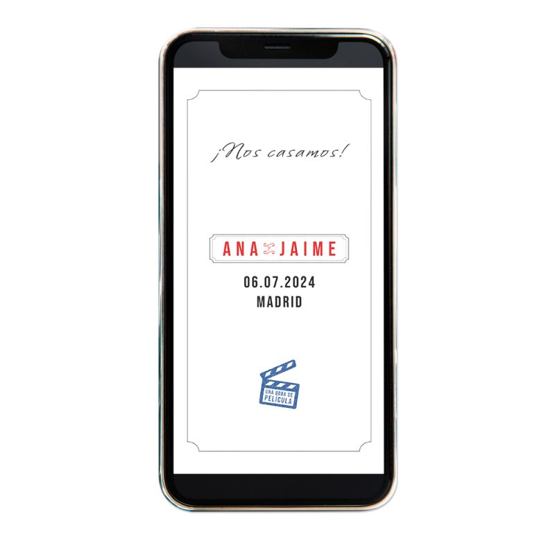 Cinéfilo - Save the date digital
