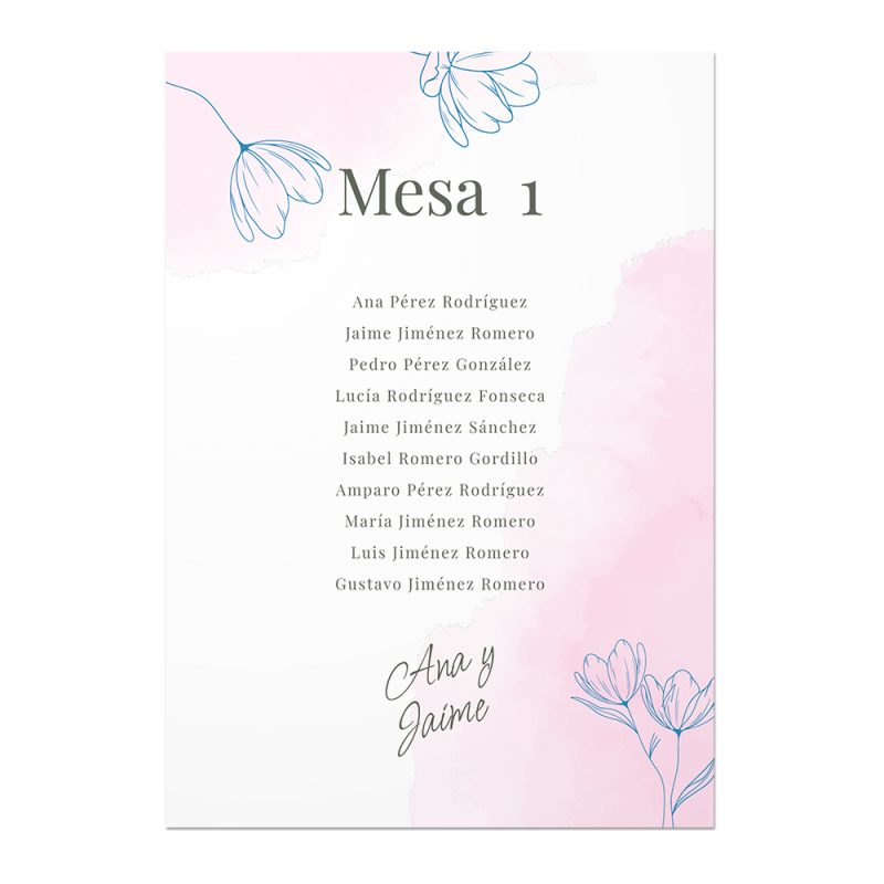 Esencia - Seating plan