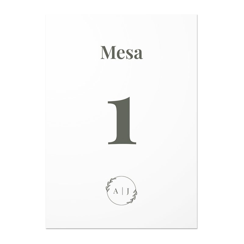 Tiara - Meseros para imprimir