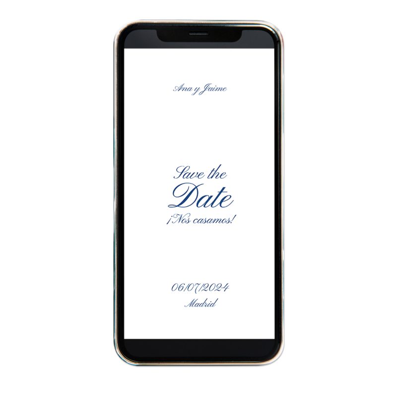 Tradicional - Save the date digital