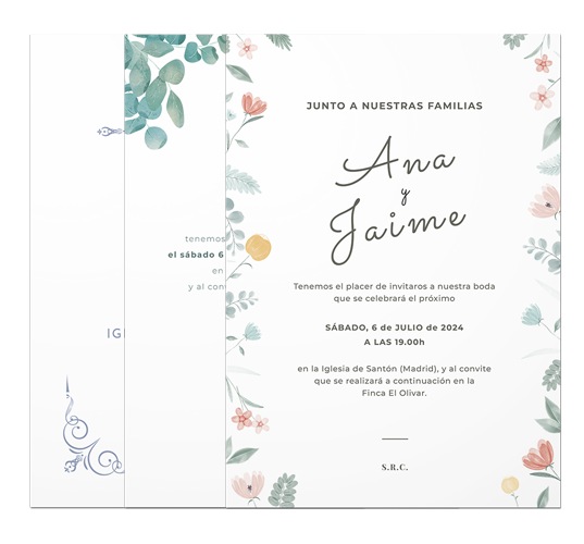invitaciones de boda originales e imprimibles